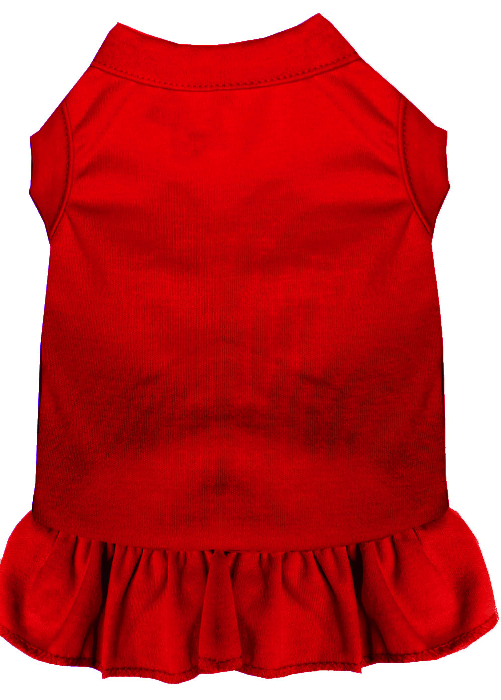 Plain Pet Dress Red Lg